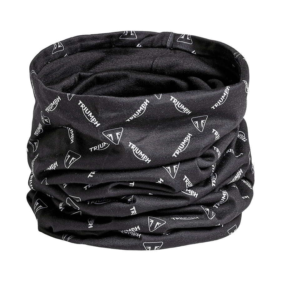 Cohen Checkerboard Black & Bone Neck Tube | Motorcycle Clothing